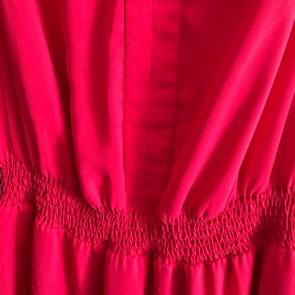 Amanda Uprichard Lela Romper, Hot Pink, Size L, Like New - Picture 15 of 15